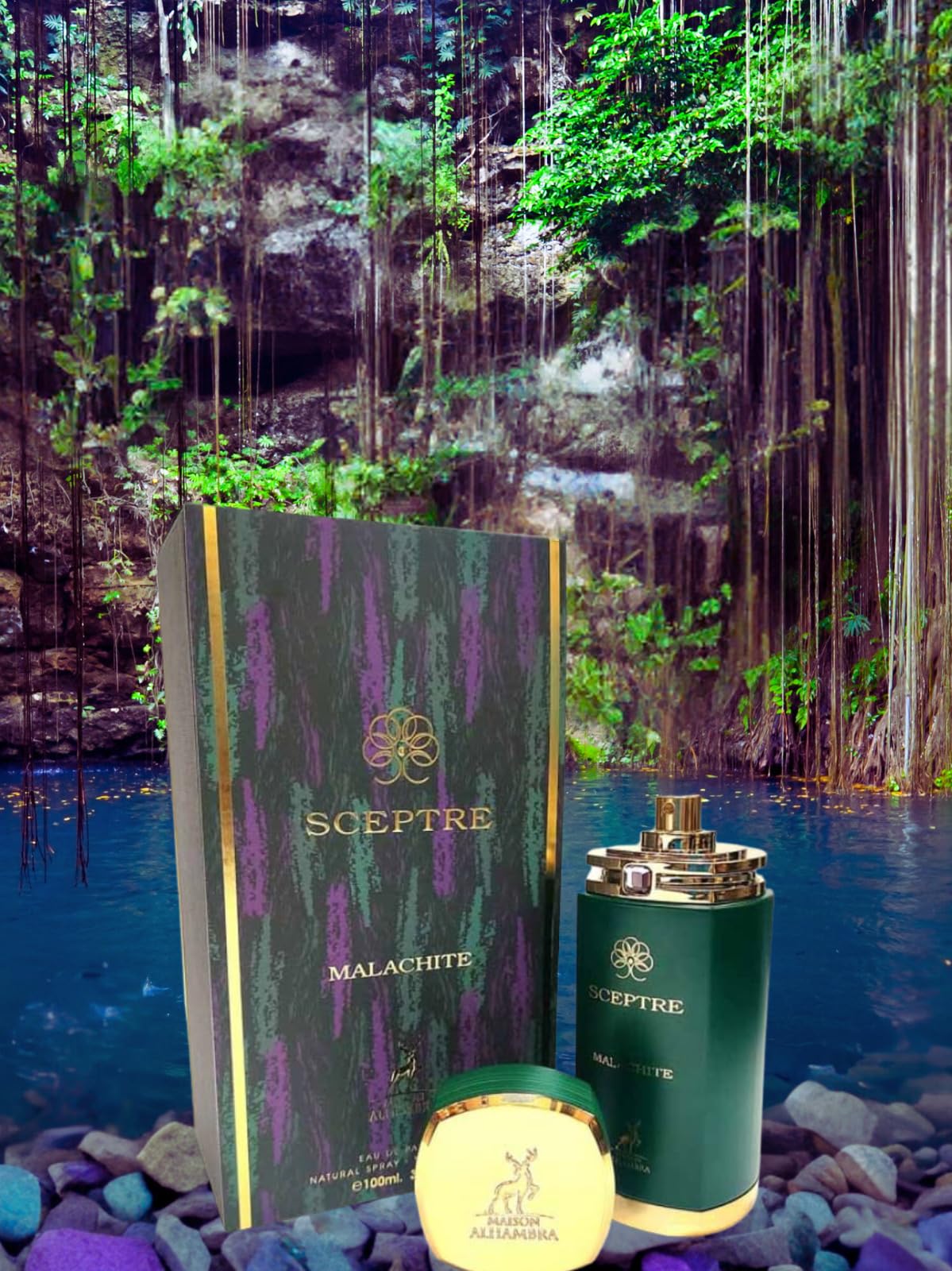 Maison Alhambra Sceptre Malachite Eau de Parfum Spray for Unisex 100ML